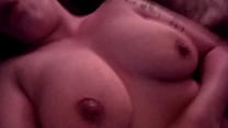 Mexican ex girfriend playing with her tits