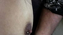 Close Up Of Playing With Jess Star's Pierced Nipples, Very Ticklish Tits