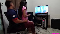 If my stepcousin wants to play on my PC, she has to do it sitting on my legs - my perverted StepCousin cheated on me