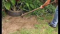 Young Gardener Gets To Fuck His Horny Mature Client