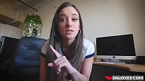 Sweet babe Gia Paige loves sucking cock hard dick
