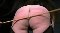 Amateur spanking and cruel caning of bruised and punished british submissive