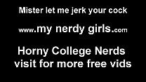 Let me take off my nerdy shirt for you JOI