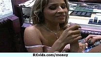 Money does talk for a nasty whore 4