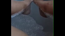 Chubby Milf Flashes Her Toes A Fat Cunt In Bath