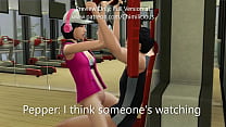 Cute Babe has sex with hot guy at the gym