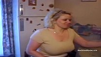 Chubby round bellied blonde fucked in her council flat