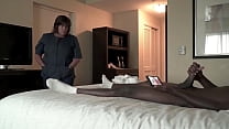NICHE PARADE - Real Hotel Maid Jerks Off My Dick