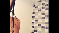 hot girl dancing in shower teasing