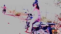 TWO NAKED WOMEN RIDING A MOTORCYCLE THAT CRAZY - ELIANE FURACÃO AND LOrraNY EXOTICA