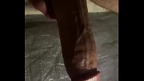 Solo huge cock closeup shaved