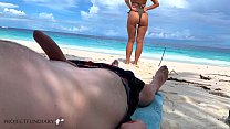 beach babe rides the cock an paradise island