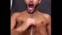 Cum on own face compilation