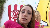 Sexy teens Bailey Blue and Remy LaCroix fucking for cash on from PervCity