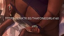 Ebony bbw in sexy lingerie
