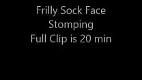 Stomping Slaves Face in Socks to Music