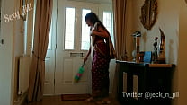 Indian servant in red saree used and a. by her desi master - hindi sex film