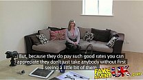 FakeAgentUK Brit girl gets spanked, fingered and fucked on casting couch