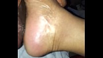 footjob from coworker