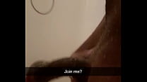 Young Bull  Shows off his BBC in the Shower for a Special Fan