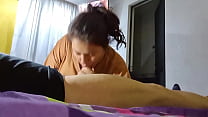 fat girl huge boobs suck my dick until dry me out she loves my cum in her mouth