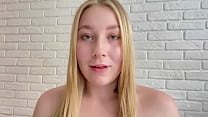 Came to porn casting and cummed all over her body