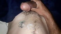 Solo jacking off my big cock