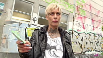 GERMAN SCOUT - SKINNY TATTOO MILF VICKY HUNDT TALK TO ROUGH SEX AT STREET CASTING