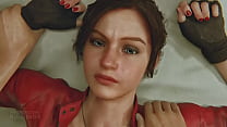 Resident Evil 2 remake Claire creampied with audio