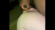 Ssbbw sneaks tongue in my ass