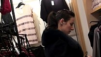 Lesbian Strapon Sex in the Dressing Room - MORE ON - SEXYCAMGIRLS.FUN.MP4