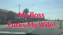 Beautiful wife fucked by her husband's boss