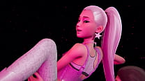 Wet Ariana Grande Fortnite Inspired - Japanese 3D Animation