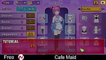 Cafe Maid (Nutaku Free Browser Game) Casual, Idle, Dating Sim