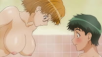 MILF se baña con su stro de 18 años - Hentai sin censura [Subtítulos]