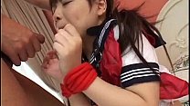 Mika Sonohara with tied hands gets fucked