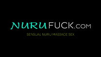 Wild babes banged after nuru massage