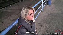Bitch STOP - Blonde Czech MILF fucked in car