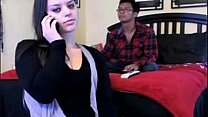 Teen Show on Webcam in Front of Her Boyfriend - camg8