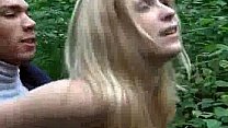 outdoor fuck for a sexy blonde