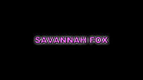 Savannah Fox Fucks His Dick Every Which Way Then Swallows His Cum