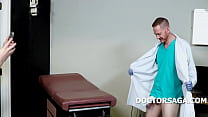 Gay Doctor Has Nothing Under Lab Coat