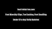 Foot fetish cum countdown JOI