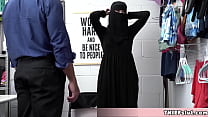 Muslim chick caught shoplifting and punish fucked