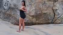 Primeira Vez Da Amanda Souza Na Praia de Nudismo no Rio de Janeiro Brasil