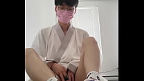 cute asian hanfu femboy twink socks tease you and huge load cum traditional chinese clothes
