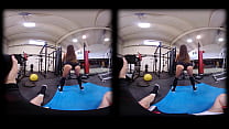 VRConk Hard workout with tiny brunette VR Porn