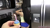 Teen stockings footjob hd  tight asian teen fucks big cock in her first adult video