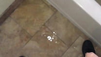 Pissing on the floor
