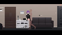 Girl having sex while playing games